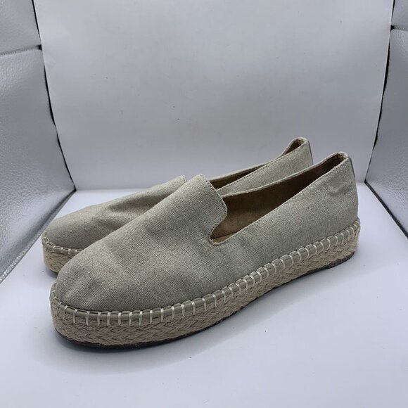 Joie Cara Espadrilles Flats Womens Size 10M Tan Neutrals Slip-on Canvas E1 - Picture 1 of 9